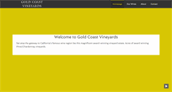 Desktop Screenshot of goldcoastvineyards.com